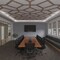 Ekena Millwork 66 56W x 66 56H x 38T Large Cameron Decorative Fretwork Wood Ceiling Panels, Walnut CELW67X67X0375CAMWA - alternate 8